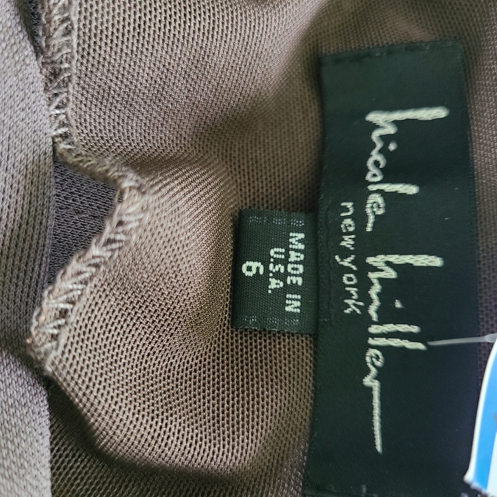 NWT NICOLE MILLER sleeveless midi dress - Picture 3 of 8